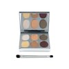 Jerome Alexander New Again Eyeshadow Palette & Brush, 6 Buildable & Blendable Micronized Powder Shades (Always Works)