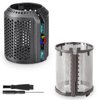 Magnetic Hair Dryer Filter + Inner Filter Cover Replacement for Dyson Supersonic HD01 HD03 HD08 HD15 Hair Dryer Attachment, Hair Dryer Strainer Filter Spare Parts(Gray)