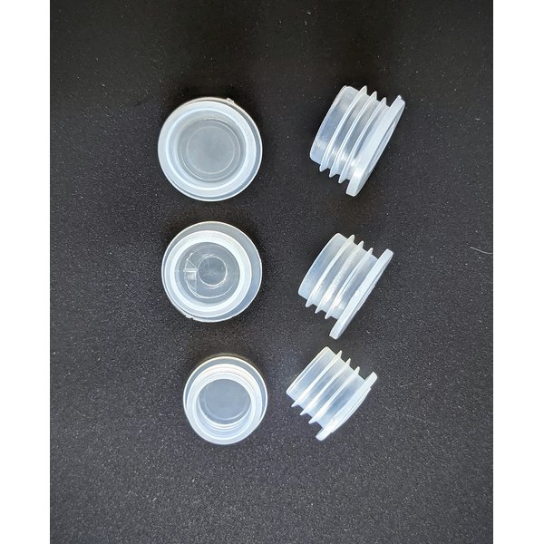 Plastic Stopper Replacement Plug for Salt and Pepper Shakers, Flower Pots, Bottles, Pipes etc 5/8”, 9/16”, 1/2” (6 pcs)