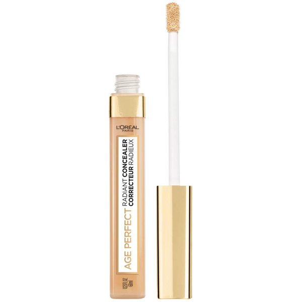 L'Oreal Paris Age Perfect Radiant Concealer with Hydrating Serum and Glycerin, Natural Beige
