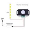 Sensky BS009 12V 24V PIR Sensor LED Motion Sensor Switch Motion Timer Function Sign Control PIR Controller LED Strips Lighting