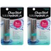 ChapStick Total Hydration 3-in-1 Lip Care Soothing Oasis 0.12 oz (Pack of 2)