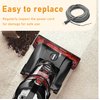 Sxkxm 36ft Vacuum Cleaner Power Cord Compatible with Hoover WindTunnel, MaxLife Pro, Power Scrub Elite Vacuum Cleaner, for All Upright Vacuums Power Cord 17/2 12amp