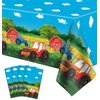 4 Pack Tractor Tablecloth Tractor Party Table Covers Farm Table Cloth Barnyard Party Plastic Rectangle Table Cover Tractor Birthday Party Decorations Farm Themed Birthday Party Supplies 86 x 51 Inch