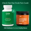 OSH Wellness Ayurvedic Lactation Supplement with Moringa, Fenugreek, Fennel Seeds & more | 100% Organic | Lactation Support | Breastfeeding Supplements | Milk Supply Increase | 60 Capsules