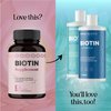 Thicker Hair Growth Vitamins for Women - Extra Strength Biotin and Collagen Supplement with Healthy Hair Vitamins for Hair Loss - Visibly Stronger and Fuller Hair Growth Supplement (1 Month) (Womens)