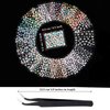 5000 Pieces Flower Nail Stickers 100 Sheets 3D Self-Adhesive Nail Floral Stickers Multi-Design Flower Nail Decals Multicolor Flower Manicure Stickers with Tweezer (Classic-Chic Floral Series)