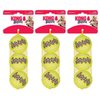 KONG Squeakair Dog Toy Tennis Ball - Medium, x 9