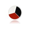 ZHISHUDL 3 Colors Black White Red Face Body Paint Clown Makeup Palette Professional Face Paint for Halloween Cosplay Sfx Joker Zombie Vampire Makeup