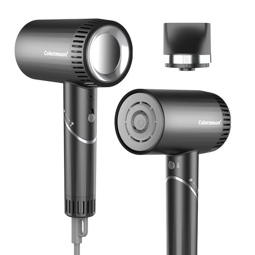 Colorsmoon High-Speed Hair Dryer, Professional Negative Ions Blow Dryer with 360° Rotating Nozzle for Salon/Home/Travel/Gift