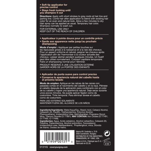 Cover Your Gray Root Touch-Up - Black (Pack of 2)