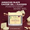 SheaMoisture Curly Hair Products Jamaican Black Castor Oil + Flaxseed Styling Edge Control (3.5 oz) Bundled with Strong Hold Styling Gel (15 oz) for Natural, Chemically Processed or Heat Styled Hair