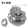 FISHDROPS Baitcaster Reels, 9+1BB, CNC Aluminum Spool, Magnetic Brake System Bait Caster Reel High Speed Gear Ratio 7.0:1 Ultra Smooth Low Profile Baitcasting Fishing Reel