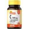 Vitamin C 500mg with Bioflavonoids and Rose HIPS | Vegetarian, Non-GMO, and Gluten Free | Essential Vitamin Supplement | by Sundance