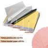 Tattoo Practice Skin with Transfer Paper - 32PCS Tattoo Fake Skin and Stencil Paper Kit Includes 12PCS Double Side Skin and 20PCS Tattoo Transfer Paper for Beginners & Experienced Artists…