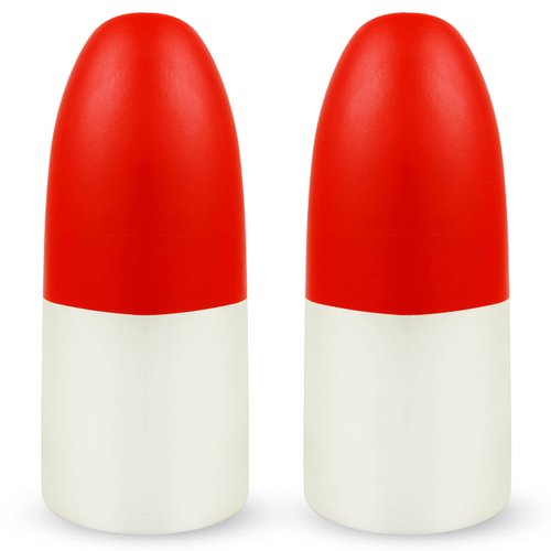 SILANON Crab Trap Floats Buoy, Crab Pot Buoy Shrimp Trap Float Kayak Stabilizer Fishing Marker Buoys 5x11 6x14 7x14 inch Red/White