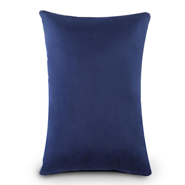 Wuronsa Tiny Pillow, Min 11''*7'' Small Pillow for Toddlers, Travel, Dogs, Cats, Baby Pillows for Sleeping for Newborn, Kids Travel Pillow, Small Decorative Pillow (1pc Dark Blue)