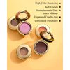 Pink Glitter Eyeshadow, Pearl Shimmer Eye Shadow Palette, Longwear Waterproof Cream Eyeshadow High Pigmented Ultra-Blendable Sparkly Single Highlighter Makeup for Women Sombras Para Ojos Con Brillo-01