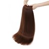 Braiding Hair Pre Stretched for Women Hair Extensions Box Braids Soft Synthetic Knotless Yaki Texture Hot Water Setting Braid Brown (24inch 3Packs)