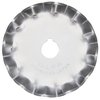 OLFA 45mm Rotary Cutter Scallop Blade, 1 Blade (SCB45-1) - Stainless Steel Circular Decorative Edge Blade for Crafts, Sewing, Quilting, Scrapbooking, Fits Most 45mm Rotary Cutters
