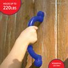 Play Platoon Playground Safety Handles, 2 Pack - Blue Grab Handle Bars for Outdoor Jungle Gym or Swing Set