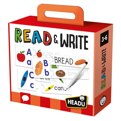Headu Read & Write, Educational Toys for Boys and Girls Ages 3-6 Years Old, Preschool Learning Toys, Teacher Homeschool Supplies, Birthday