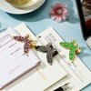 WAYUTO 4Pcs Butterfly Metal Binder Clips Paper Binder Clip Notebook Binder Clip Document Binder Clip Bill Binder Clip Decorative Binder Clips for Home Office School Decor Accessories Letter Bronze