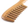 Breezelike Sandalwood Hair Comb - No Static Handmade Wide Tooth Comb - Natural Wooden Detangling Comb with Gift Box