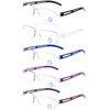 DOOViC 5 Pack Blue Light Blocking Reading Glasses Computer Readers Anti Eyestrain 1.0