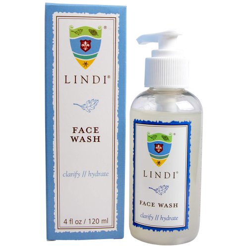 Lindi Skin Face Wash for Dry &amp; Sensitive Skin - Gentle, Moisturizing Formula That Hydrates &amp; Refr...