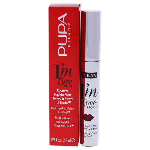 Pupa I Am Love Proof Matt Liquid Lip Color - 011 Kiss Me Red Milano for Women - 0.09 oz Lipstick
