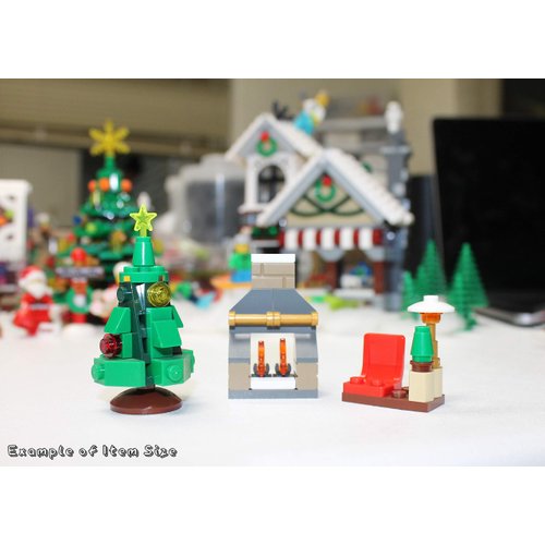 LEGO Holiday Mini Build Set - Living Room with Xmas Tree and Santa Claus Minifigure (Advent Calendar 60155)