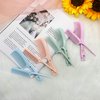 Small Cute Hair Comb,4 Pieces Mini Hair Comb Set For Women Girls Kids Fine Tooth Rat Tail Comb Portable Travel Shower Detangling Comb Hairdressing Comb Hair Comb Gift Styling Comb For Wet Dry (Blue)