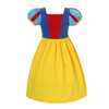 Dressy Daisy Toddler Little Girls Cotton Princess Dress Up Clothes with Accessories Halloween Birthday Party Everyday Outfit Size 5-7, Yellow