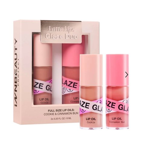 Innbeauty Project Latte Lips Lip Oil Glaze Duo