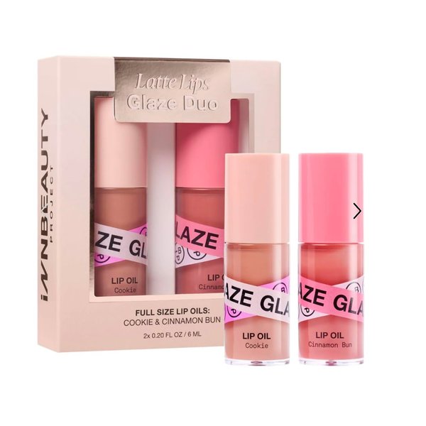 Innbeauty Project Latte Lips Lip Oil Glaze Duo