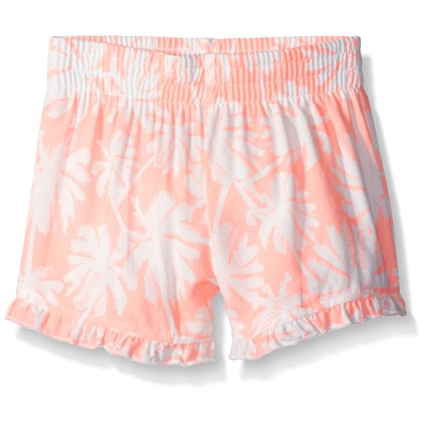 Kensie Girls' Little Casual Short, 1318 Neon Light Coral, 4