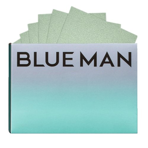 Facial Oil Blotting Paper for Men - 100 Pcs/Pack - Natural Oil-Absorbing Tissues for the Face and...