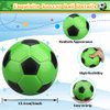 5" Foam Mini Soccer Balls for Kids Adults, Soft Squishy Slow Rising Soccer Goal Toys for Goal Sets, 3PCS Sensory Stress Ball for Office, Swimming Pool Beach Balls, Indoor Outdoor Sport Gift (Rainbow)