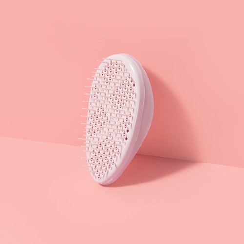 KISMETICS Detangler Hair Brush, The Original Detangling Hairbrush Anti-knot Scalp Massage Comb For Women, Men, Wet And Dry Hair Pink Tie