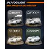 SEALIGHT 9005/HB3 and 9006/HB4 Light Bulbs Combo, 9005 9006 Powersports Light with Plug and Play, 50000 Hours Lifespan, Non-Polarity, Fog Light, Pack of 4