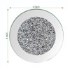 GIMORRTO Glass Mirrored Coaster 4 PC, Crushed Diamond Round 4" Cup Mat Decor on Tabletop for Bar Tools Dining Table