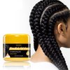 VolksRose Styling Gel - Extreme Hold Hair Gel for Twist, Locs, Box Braids, All Hair Types - Flakeless Braid & Edge Gel, Tames Frizz & Edges, Long Lasting - 1.76 Fluid Ounces