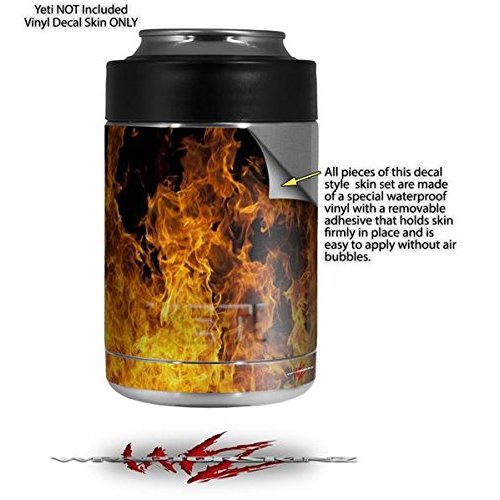 Open Fire - Decal Style Skin Wrap fits Yeti Rambler Colster and RTIC Can (Cooler NOT Included)