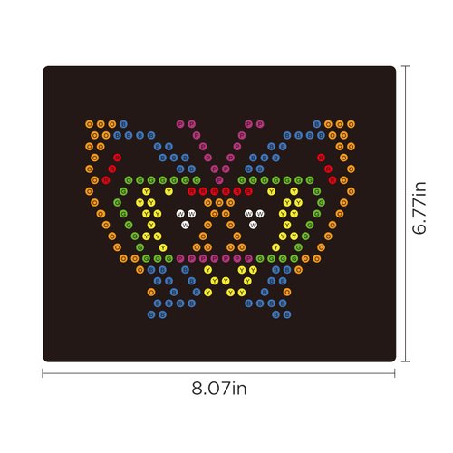 RioRand Refill Templates 20PCS for Magic Panel Light Up Board Accessories,Drawing Board Templates...