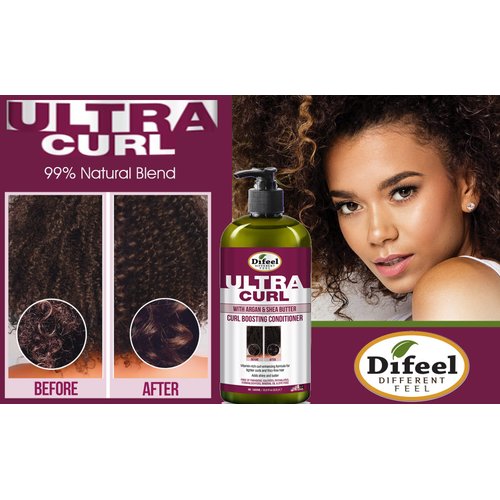 Difeel Ultra Curl with Argan & Shea Butter - Curl Boosting Conditioner 33.8 oz.