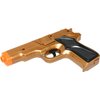 Toy Gun Set of 2 Golden Cap Gun Toy Set, 6.5 inch Plastic Revolver Guns 8 Shot Pistol Toy (Pack of 2)