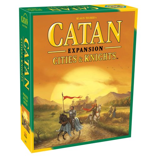 CATAN Cities & Knights Board Game Expansion - Enhance Your CATAN Experience with Intriguing New Challenges! Strategy Game for Family, Ages 12+, 3-4 Players, 90 Min Playtime, Made by CATAN Studio