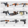 8 Mini Guns Building Blocks Toys Set, Gun Toy Military Weapon Models Building Block Set Stem Toys, Party Supplies Gifts Party Favor for Kids, Goodie Bags, Birthday