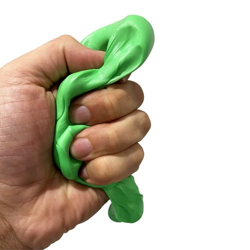 Straight Outta Money Fidget Putty - Gag Gift for Adults, Stocking Stuffers, Fidget Toys, Pearl Green Therapy Putty